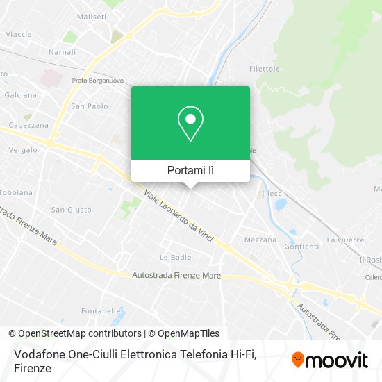 Mappa Vodafone One-Ciulli Elettronica Telefonia Hi-Fi