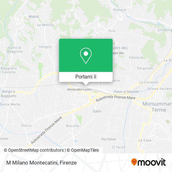 Mappa M Milano Montecatini