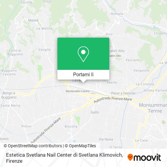 Mappa Estetica Svetlana Nail Center di Svetlana Klimovich