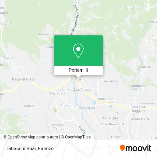 Mappa Tabacchi Snai