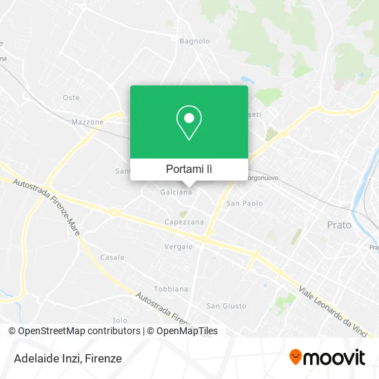Mappa Adelaide Inzi