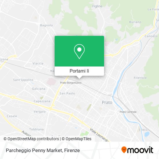 Mappa Parcheggio Penny Market