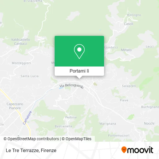 Mappa Le Tre Terrazze