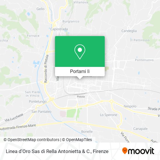 Mappa Linea d'Oro Sas di Rella Antonietta & C.