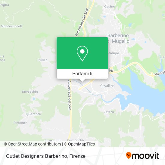 Mappa Outlet Designers Barberino