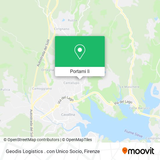 Mappa Geodis Logistics . con Unico Socio