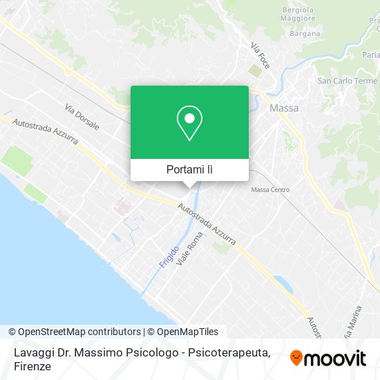 Mappa Lavaggi Dr. Massimo Psicologo - Psicoterapeuta