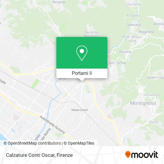 Mappa Calzature Conti Oscar