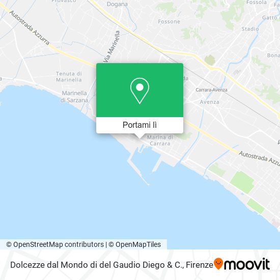 Mappa Dolcezze dal Mondo di del Gaudio Diego & C.
