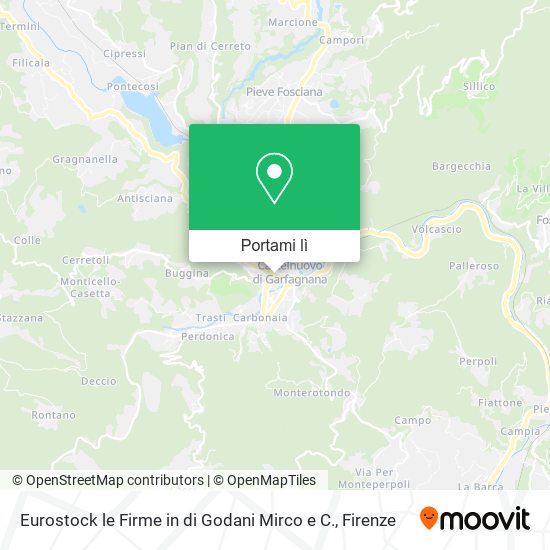 Mappa Eurostock le Firme in di Godani Mirco e C.