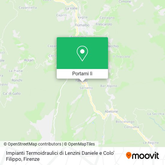 Mappa Impianti Termoidraulici di Lenzini Daniele e Colo' Filippo