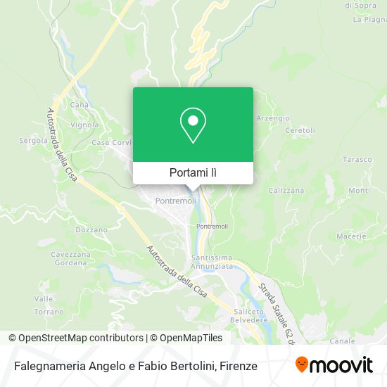 Mappa Falegnameria Angelo e Fabio Bertolini