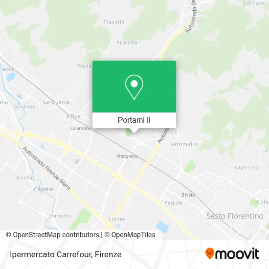 Mappa Ipermercato Carrefour