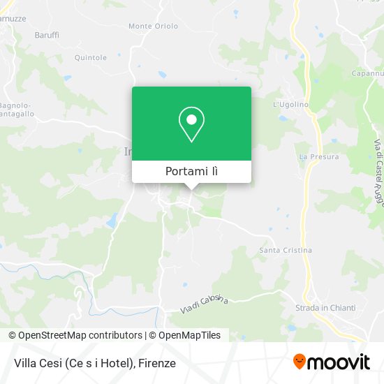 Mappa Villa Cesi (Ce s i Hotel)