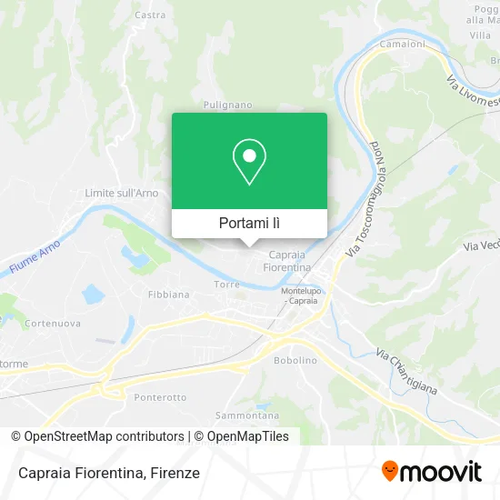 Mappa Capraia Fiorentina