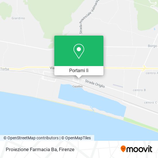 Mappa Proiezione Farmacia Ba