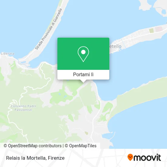 Mappa Relais la Mortella