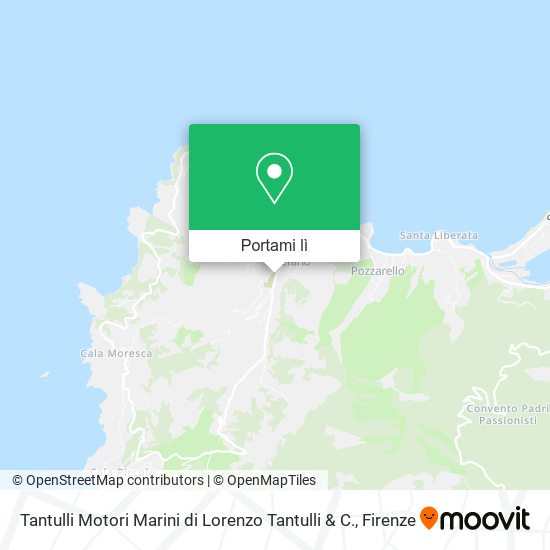 Mappa Tantulli Motori Marini di Lorenzo Tantulli & C.