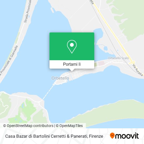 Mappa Casa Bazar di Bartolini Cerretti & Panerati