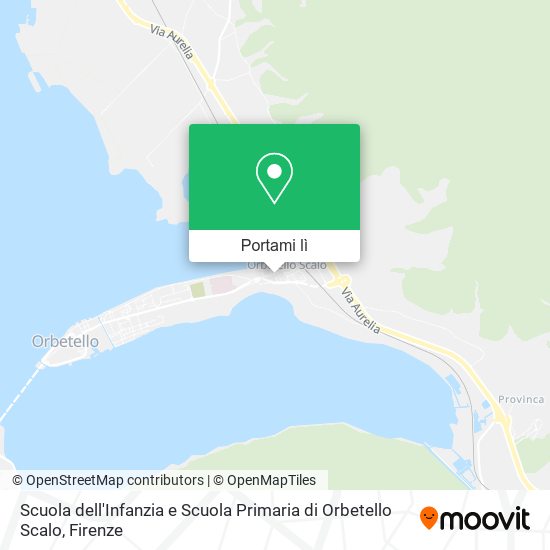 Mappa Scuola dell'Infanzia e Scuola Primaria di Orbetello Scalo