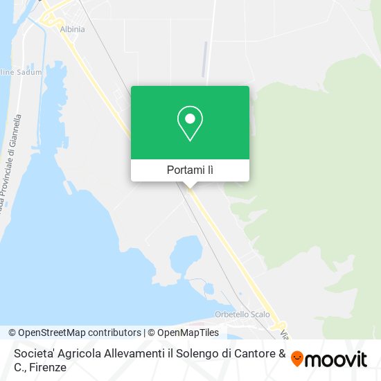 Mappa Societa' Agricola Allevamenti il Solengo di Cantore & C.