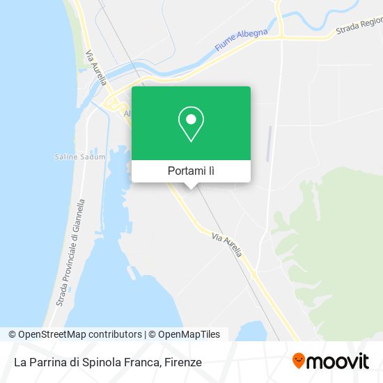 Mappa La Parrina di Spinola Franca