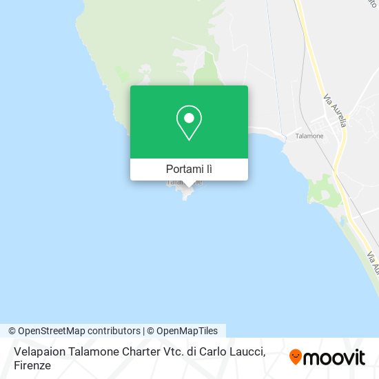 Mappa Velapaion Talamone Charter Vtc. di Carlo Laucci