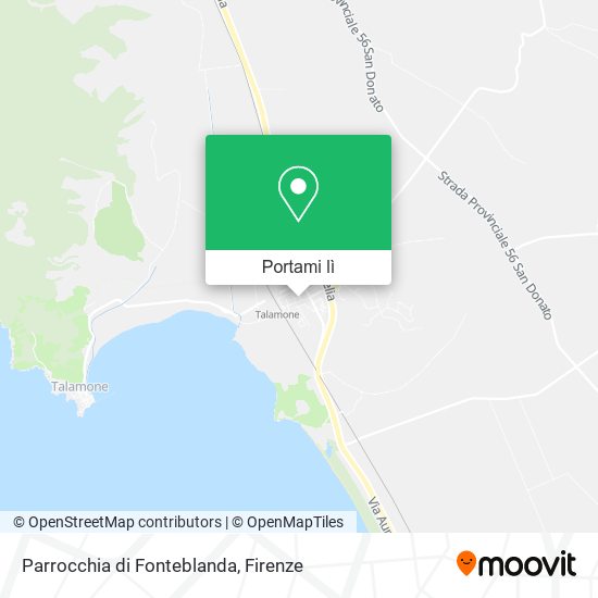 Mappa Parrocchia di Fonteblanda