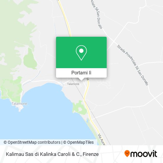 Mappa Kalimau Sas di Kalinka Caroli & C.