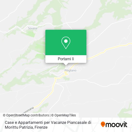 Mappa Case e Appartamenti per Vacanze Piancasale di Morittu Patrizia