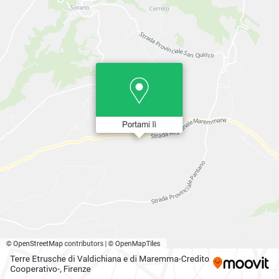 Mappa Terre Etrusche di Valdichiana e di Maremma-Credito Cooperativo-