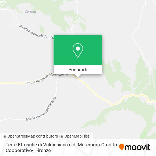 Mappa Terre Etrusche di Valdichiana e di Maremma-Credito Cooperativo-