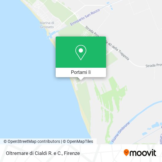Mappa Oltremare di Cialdi R. e C.