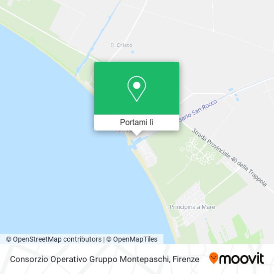 Mappa Consorzio Operativo Gruppo Montepaschi