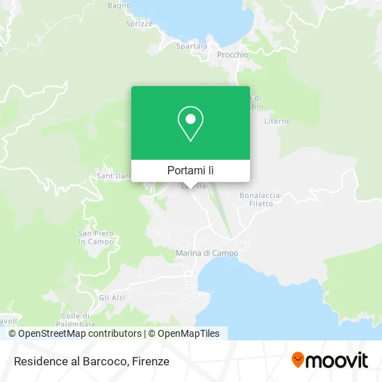 Mappa Residence al Barcoco