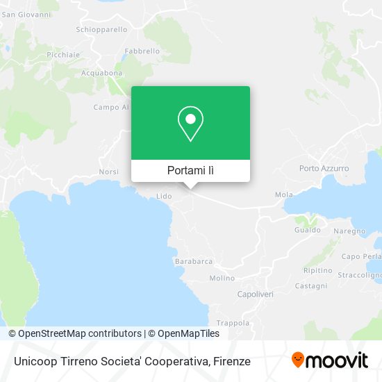 Mappa Unicoop Tirreno Societa' Cooperativa