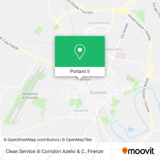 Mappa Clean Service di Corridori Azelio & C.