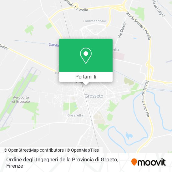 Mappa Ordine degli Ingegneri della Provincia di Groeto