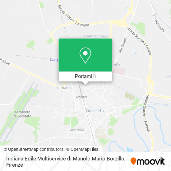 Mappa Indiana Edile Multiservice di Manolo Mario Borzillo