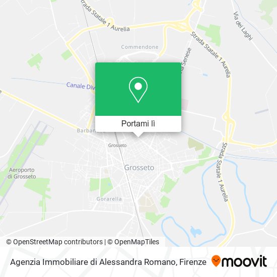 Mappa Agenzia Immobiliare di Alessandra Romano