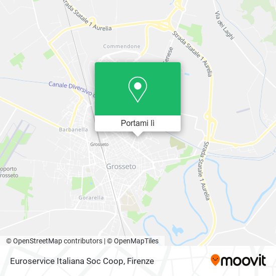 Mappa Euroservice Italiana Soc Coop