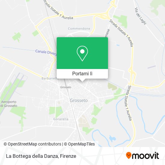 Mappa La Bottega della Danza