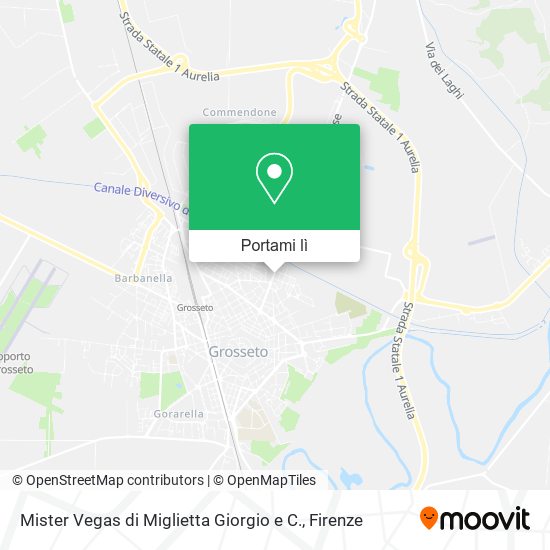 Mappa Mister Vegas di Miglietta Giorgio e C.
