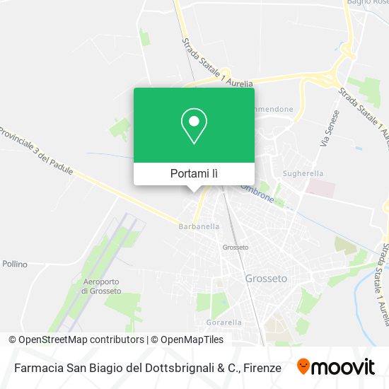 Mappa Farmacia San Biagio del Dottsbrignali & C.