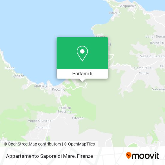 Mappa Appartamento Sapore di Mare