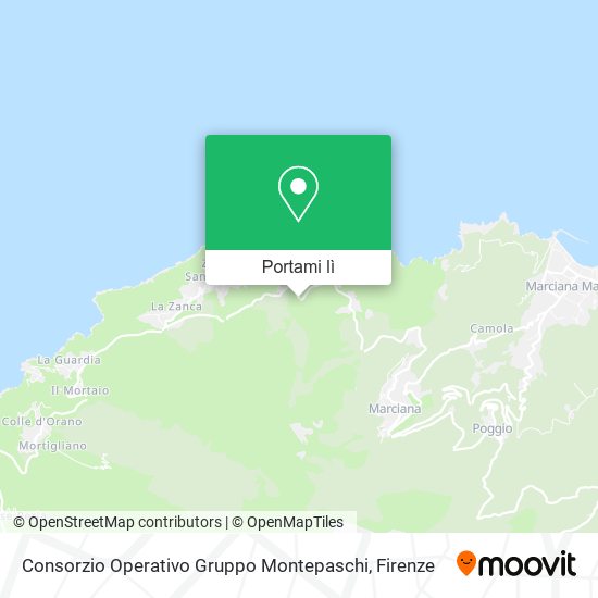 Mappa Consorzio Operativo Gruppo Montepaschi