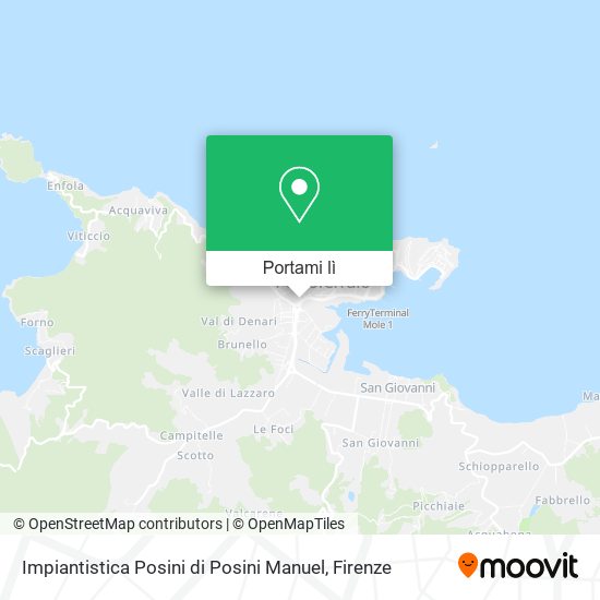 Mappa Impiantistica Posini di Posini Manuel