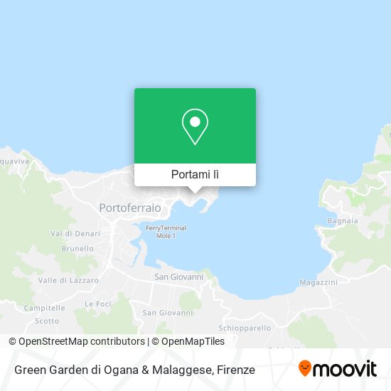 Mappa Green Garden di Ogana & Malaggese
