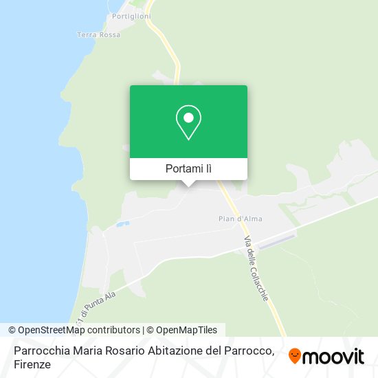 Mappa Parrocchia Maria Rosario Abitazione del Parrocco