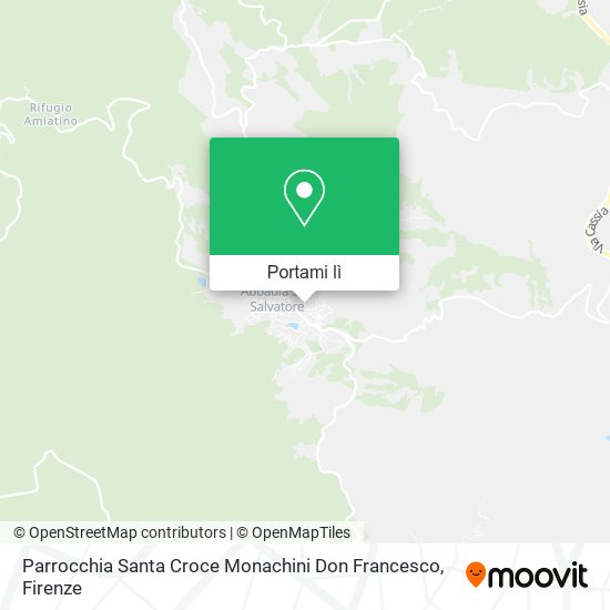 Mappa Parrocchia Santa Croce Monachini Don Francesco